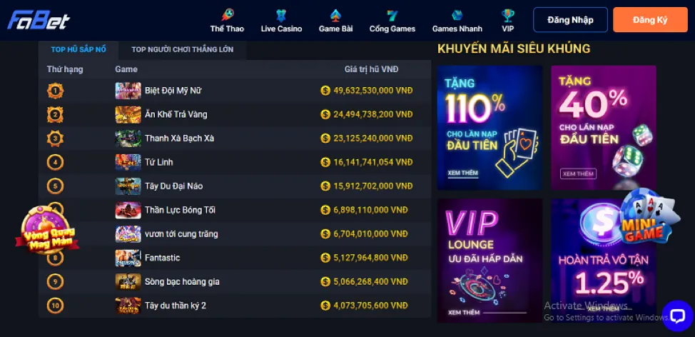 Ưu đãi nạp tiền Asia99 hàng ngày